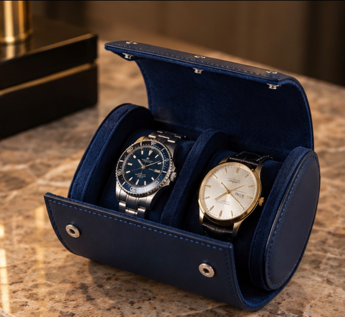 Étui de voyage pour montres en situation