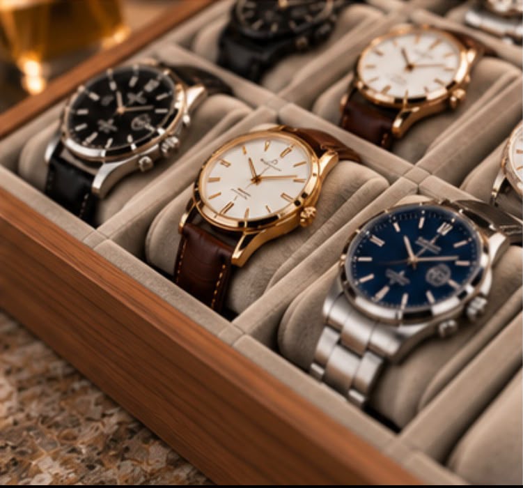 Écrin 24 montres - Brun